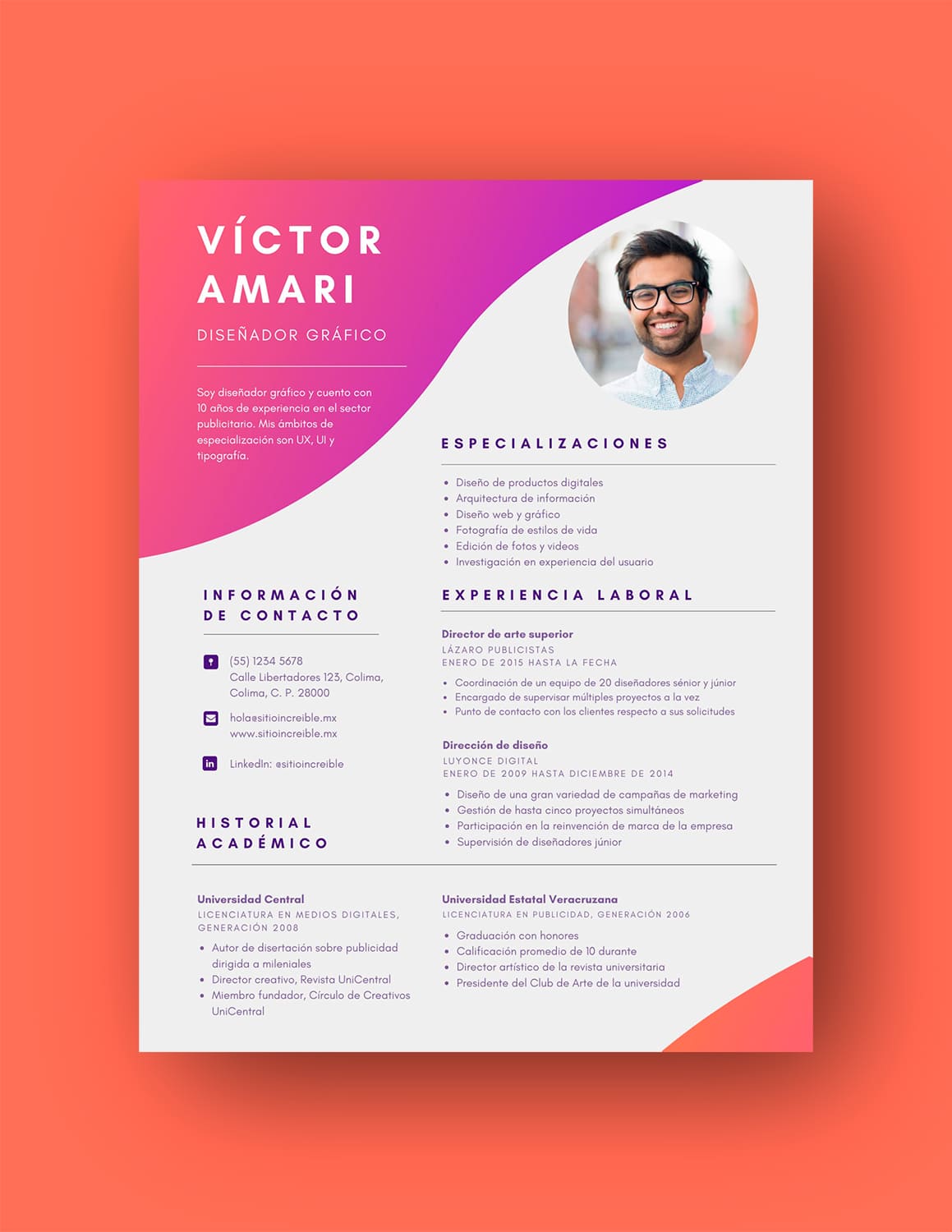 Elaboración de Curriculum Vitae - Servicio filológico profesional